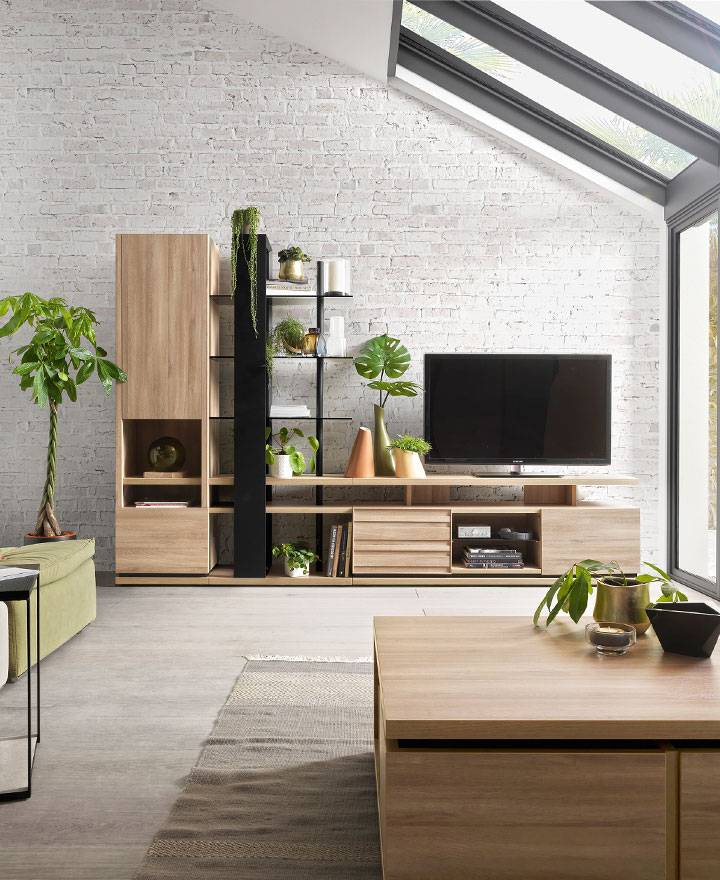 Natura TV unit + stand | Gautier Furniture